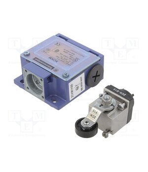 XCKM115H29 Limit switch; lever R 34,5mm, plastic roller Ø19mm; NO + NC HZ44mY2fxJE-v_4XfHgsEalP7Dz4SNQhaF8uFL9rhmU