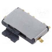 MMSP 132 Switch: slide; SP3T; 0.5A/4VDC; ON-ON-ON; PCB; Leads: flat pin; 70mΩ WxT_RCeeQX2YiSy9Geb_FkxgfQRke6WIlzGKlEI5ccI