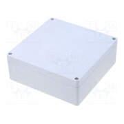 1554R2GY Enclosure: multipurpose; X: 160mm; Y: 160mm; Z: 60mm; 1554; grey 57-DONJ18wyi4k3PJMxqRjiQ5nuBVt8HIz_xoe5sCas