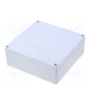 1554R2GY Enclosure: multipurpose; X: 160mm; Y: 160mm; Z: 60mm; 1554; grey 57-DONJ18wyi4k3PJMxqRjiQ5nuBVt8HIz_xoe5sCas