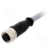 21348500C79050 Connector: M12; plug; female; PIN: 12; straight; cables; 5m 7ftXyROS5_ZUSDln8YZtI64qlnobf2oRHADs0Pb6zoE