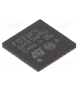 STM32F031K4U6 IC: STM32 ARM microcontroller; 48MHz; UFQFPN32; 2÷3.6VDC; STM32F0 T4PS2FY2K-6tH7siz6OpcEt51eF2gKweqk0yh2eoBxI