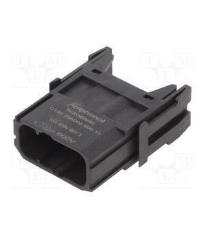 C14610A00860015 Connector: HDC; module; male; 400V; PIN: 8; w/o contacts; Quintax fHKr57Sccjc13QMw3mrNiqqM0vxNt1cfa8hCoy4EYKI