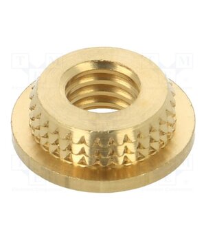 0006M6 Threaded insert; brass; M6; BN 37905; L: 3mm; for plastic RCppsoyUyrkMg-5TBiEpsT_vCVyy59ynYKxRSJt_6Fw