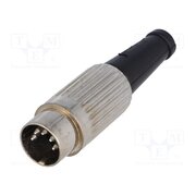 610-0500 Connector: DIN; plug; male; PIN: 5; 180°; straight; for cable; 34V; 2A BgJ-mSkpfS41HXHHh9QZ5R2FfTp3L0KDT2ppkz9fcmY