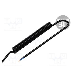 SPT00005C Wire: coiled; 2x0.75mm2; unshielded; PUR; black; 300V,500V; 0.8m KrtTBloKmICabNShcTnHH0dm17VjfTurZrWM-R-ZKQs