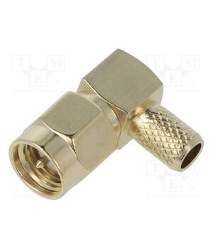 R-544 RG58 Connector: SMA; plug; male; angled 90°; 50Ω; soldering,crimped koyz_FxhzZC4PwFexThmJmv8AAE9HBt6K1W6YRGAzUY