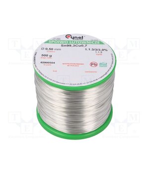 SN99CU07AG03-1.1.3/0.5MM 500G Tin; lead free; Sn99Ag0,3Cu0,7; 500um; 500g; reel; 216÷227°C; 3% FQYbe4NOF6zZ5r09dBp7hyFb-lVrfp0IK-xbAQxSiag