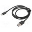 CATYS-01 Cable; USB A plug,USB C plug; 1m; black; 66W 5cSwBRF4TGRjmsPb14q75oIMAImJqX-U8D0L8zfOq0Y