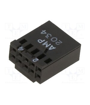87631-6 Connector: wire-board; plug; female; PIN: 10; AMPMODU MOD IV; 2x5 lVML5syu9Z2wPhIo1owEU_Ftn6qtsWkR1bNxJ2zgWas