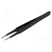 5-859-13 Tweezers; Blade tip shape: flat; Tweezers len: 125mm; ESD tQTJzUNdP0lrfeT9sephtI1itXM1WvlTcjHiuNzqwOY