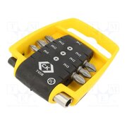 T4518 Kit: screwdriver bits; Phillips; 25mm; PH1,PH2,PH3; 7pcs. x8gzQx6NWX04VeHI_TP6qsPBHMLyqavpe752jQaYPc4
