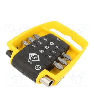T4518 Kit: screwdriver bits; Phillips; 25mm; PH1,PH2,PH3; 7pcs. x8gzQx6NWX04VeHI_TP6qsPBHMLyqavpe752jQaYPc4
