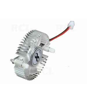 Alumīnija dzesēšanas radiators ar ātrdarbīgu ventilatoru, DC 12V, 4300 apgr./min., ø55x12mm

 IVT55+1.jpg