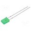 L-103GDT LED; green; 5x7mm; 2÷5mcd; 110°; Front: flat; 10mA; 2.2÷2.5VDC umJMXtSYhAnY0rHPjWedH8qJMFkmb5VRgCJOpcnzuYA