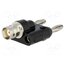 BP880 Adapter; banana 4mm plug x2,BNC socket; 500V UGNST56zxiHffMIRz4PVcSTYIV_9uU2oTJGTJigYzuY