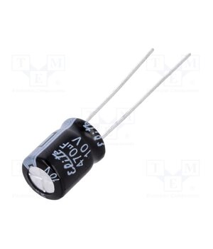 PF1A471MNN08B5 Capacitor: electrolytic; THT; 470uF; 10VDC; Ø8x11.5mm; Pitch: 3.5mm 66nX_sHTI_spSuGBgpvEyBVkpOj49iBpUhGsBvMz2ZU