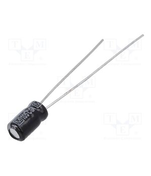 EEAGA1H1R5 Capacitor: electrolytic; THT; 1.5uF; 50VDC; Ø4x7mm; Pitch: 1.5mm yuYrZUAbbSIrbPV1S2fR6nsbz24f6nx49qrqnYLyrGE