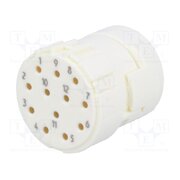 09151123101 Connector: M23; contact insert; PIN: 12; female; crimped; 8A; 200V etvkNnOPDNsG3Dn1Lispo-0EZquRAlYMnaSrTgiyFVg