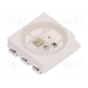 WS2813C Programmable LED; RGB; SMD; 5050,PLCC6; 3.5÷5.3VDC; 5x5x1.6mm Zqs8Yuszrhwv8vTPBp4NMN7qzSb-0KlwyDi3zePZ8Hc