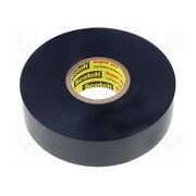 SCOTCH SUPER 33+ Tape: electrical insulating; W: 19mm; L: 20m; Thk: 0.18mm; black lOBwK6h9r99xE7EeSvUtDERzHEg2oUHtD6S0QjEbK74