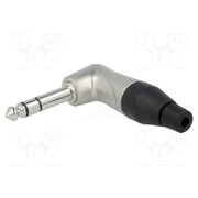 TS3RJ Connector: Jack 6,3mm; plug; male; stereo; ways: 3; angled 90°; grey Ic4HSGmn1sVAGLOFrqlT9lemAvLo6DsIrkCbrFgnMMA