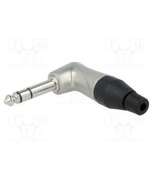 TS3RJ Connector: Jack 6,3mm; plug; male; stereo; ways: 3; angled 90°; grey Ic4HSGmn1sVAGLOFrqlT9lemAvLo6DsIrkCbrFgnMMA
