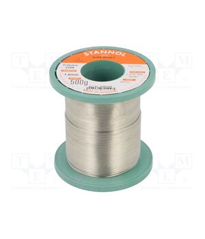 570109 Tin; lead free; Sn99,3Cu0,7; 1mm; 500g; reel; 2.7%; Flux: SW26 1Dcg7gDqP552pINBdl65yvl0ke_Yb64V95TF8DqH7fA