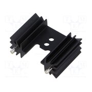 PR32/25,4/SE Heatsink: extruded; H; TO202,TO218,TO220,TOP3; black; L: 25.4mm fzPdqOjAlNO9ot_x8E4MImgvzl2DL5TqgET0rWglnCE