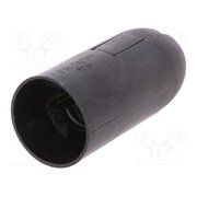 D.3004 Lampholder: lamp; thermoplastic; E14; Body: black; Ø: 26mm; L: 56mm l-TKhJm44t0hLf0ycmKGlZrsoqwNHTj4Llje0REnl-s