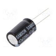 ERD476M2EI20RRSNF Capacitor: electrolytic; THT; 47uF; 250VDC; Ø12.5x20mm; ±20%; RD BOnzJE-gxZNI6SjT8S9hDPVxvsqknk_J857Dg-7An2Q