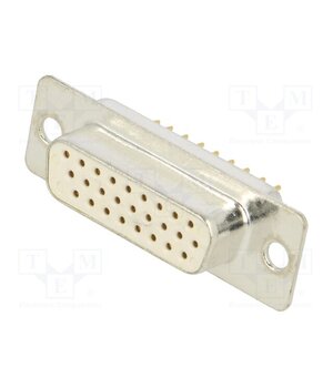 HD-D26SY/2 Connector: D-Sub HD; PIN: 26; socket; female; on PCBs; straight; THT mh3FLB7-_aAkY5icDEwvFwZElVy9hjctPIAOUxz8VUY