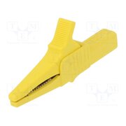 66.9755-24 Crocodile clip; 32A; 1kVDC; yellow; Grip capac: max.20mm Xgmzer7mMm8wGp3TiruRnPzD2vWdChZZLUhNlYnpBdg