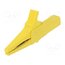 66.9755-24 Crocodile clip; 32A; 1kVDC; yellow; Grip capac: max.20mm Xgmzer7mMm8wGp3TiruRnPzD2vWdChZZLUhNlYnpBdg