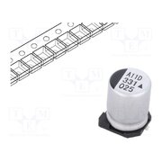 AEA0810331M025R Capacitor: electrolytic; SMD; 330uF; 25VDC; Ø8x10.5mm; 5000h; AEA aYH3i5IqFbXGmD-8GJZt2f49-imhzCTHQmKz9IRS9go
