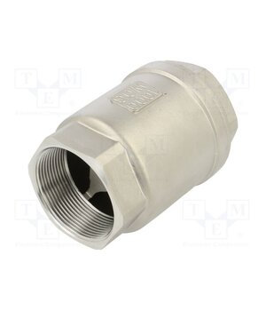 FMZZG 2 Check valve; acid resistant steel AISI 316; PTFE; max.16bar CNESzlOaz2w4pbjI3L1dXpoV9wN_SgwuU-3Zc1sEGOs