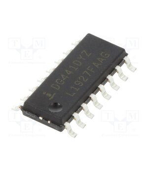 DG441DYZ IC: analog switch; SPST-NC; Ch: 4; SO16; tube; ±5÷22VDC,5÷34VDC t2p6_kMI19xoICLGia4GXvFaAIkYCMn64WXpoNRQI_Q