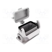 19300101295 Enclosure for connectors: HDC; size 10B; Han® B; IP65; with latch HLZ3ey97IGvbd6N4qayUbSmuaPB8BfgBpTweBvxw9fg