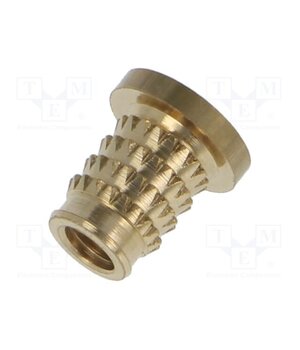 005M4 Threaded insert; brass; M4; BN 37898; L: 8.5mm; for plastic LXf0tq0UYGx-EbPz_I6rYApjM9RzV5rSIKEkH4k9Rcg