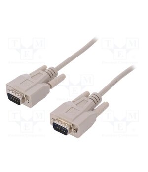 AK-610107-030-E Cable; D-Sub 9pin plug,both sides; 3m; beige; connection 1: 1 yBhX4rABjtIplEOSLyHyg07QqLLmO73E7i42rGTcPLE