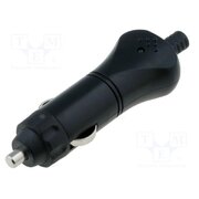 A13-26B Cigarette lighter plug; Sup.volt: 7÷12VDC; Inom: 8A; 12V/8A; black 8KrtvCmbrNuFEv7oAcUP2GTcJBpUQ4QAgRwFGvfbIOU