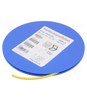 515-01134 Markers; Marking: M; 1÷3mm; PVC; yellow; -65÷105°C; leaded; HGDC1-3 gSyfWGQe44k2fEc9PPboPtrtAujReTea3YnzpTDS7ug