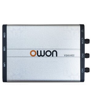 VDS1022 PC connected oscilloscope; 25MHz; Ch: 2; 5kpts; 100Msps; 40V; 8bit 39BcZ1PMW5R_MKW90U6k6EU3IjoXTQdCrOFEp5dF9V4