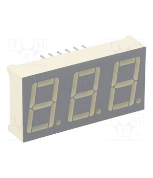 BA56-12GWA Display: LED; 7-segment; 14.2mm; 0.56"; No.char: 3; green; 3÷10.5mcd pTp3VHDsEGWHQ3Iy2QfViStgolhd5nuVFpUunByi-0k