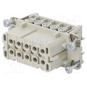 10441000 Connector: HDC; contact insert; female; EPIC H-A; PIN: 10; 16A; 250V NqI7f2eopJ9jX4URs52d6sBfm2QvWEANsUHWrqBVa9I