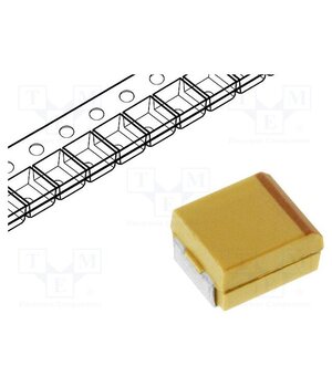 T491C106K020AT Capacitor: tantalum; 10uF; 20VDC; SMD; C; 2312; ±10%; -55÷125°C; T491 24LFgDlQAthREOcAxJQrdPG0Z8Ia4CiyDBETBKncz70