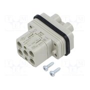 CQM 04/2 Connector: HDC; contact insert; male; CQ; PIN: 4; 40A; 600V; 4+PE 9bhlbWAOm-QwXRIBuMTxezJbPdwy0B6_erNU7EwlRGc