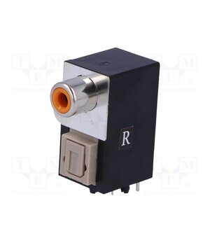 ORJ-6 FCR684206R Connector: optical (Toslink) + RCA; with cover; THT; angled 90° K32uEB0C-OxXnZO14yy16p6QLQ-SuDSSM_JCDczoea0