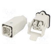 93603-0028 Connector: HDC; male + female; GWconnect; PIN: 5; 10A; 400V; 4+PE unSdmMWOSmchmDKPHPg5wwypkSYGq_yMj_AHh6jLgFA