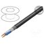 1804A J5C100 Wire: microphone cable; 4x28AWG; black; Cu,silver plated; 100V qSFHw_AbQJCtHUxzTtMgUQUF5LgeeAoOuGqtqnmV-oQ